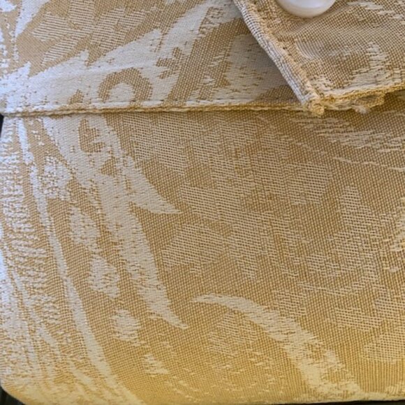 NEW Threshold Oblong Tablecloth 60 X 120 Mustard color - Seats 10-12 - Picture 5 of 6